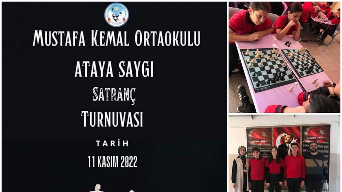 Ata'ya Saygı Geleneksel Satranç Turnuvamızı Gerçekleştirdik